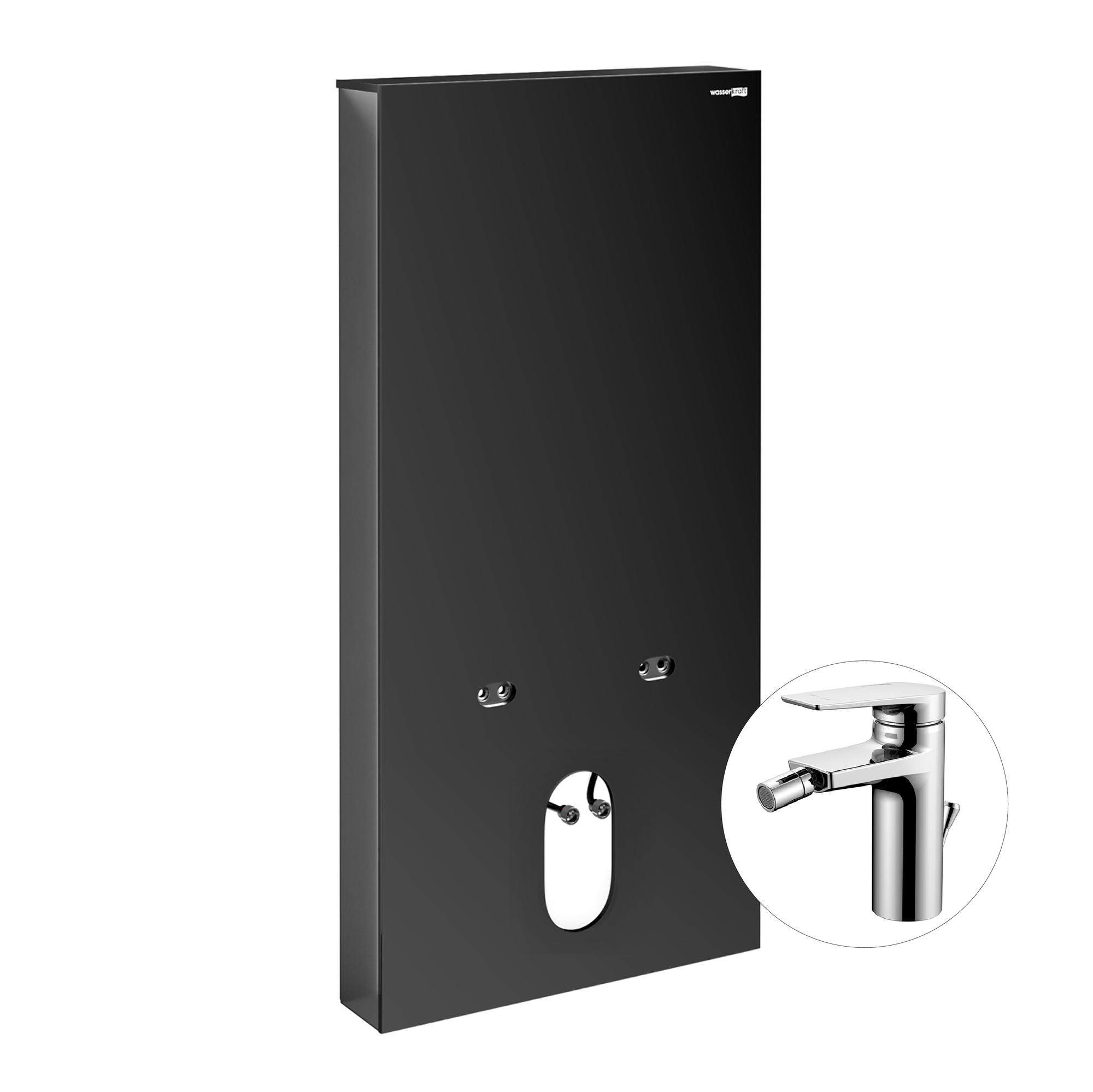 Комплект для биде со смесителем Naab 86BDT.050.BL.SQ3206