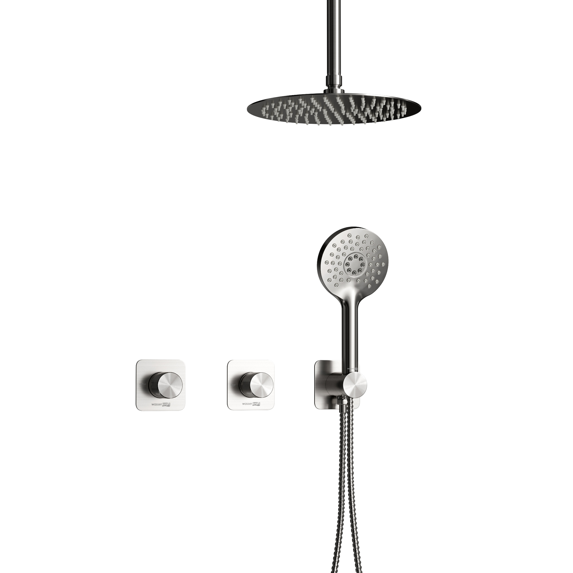 Встраиваемый комплект для душа с верхней насадкой и лейкой A6451.296.352.121.275.100.357