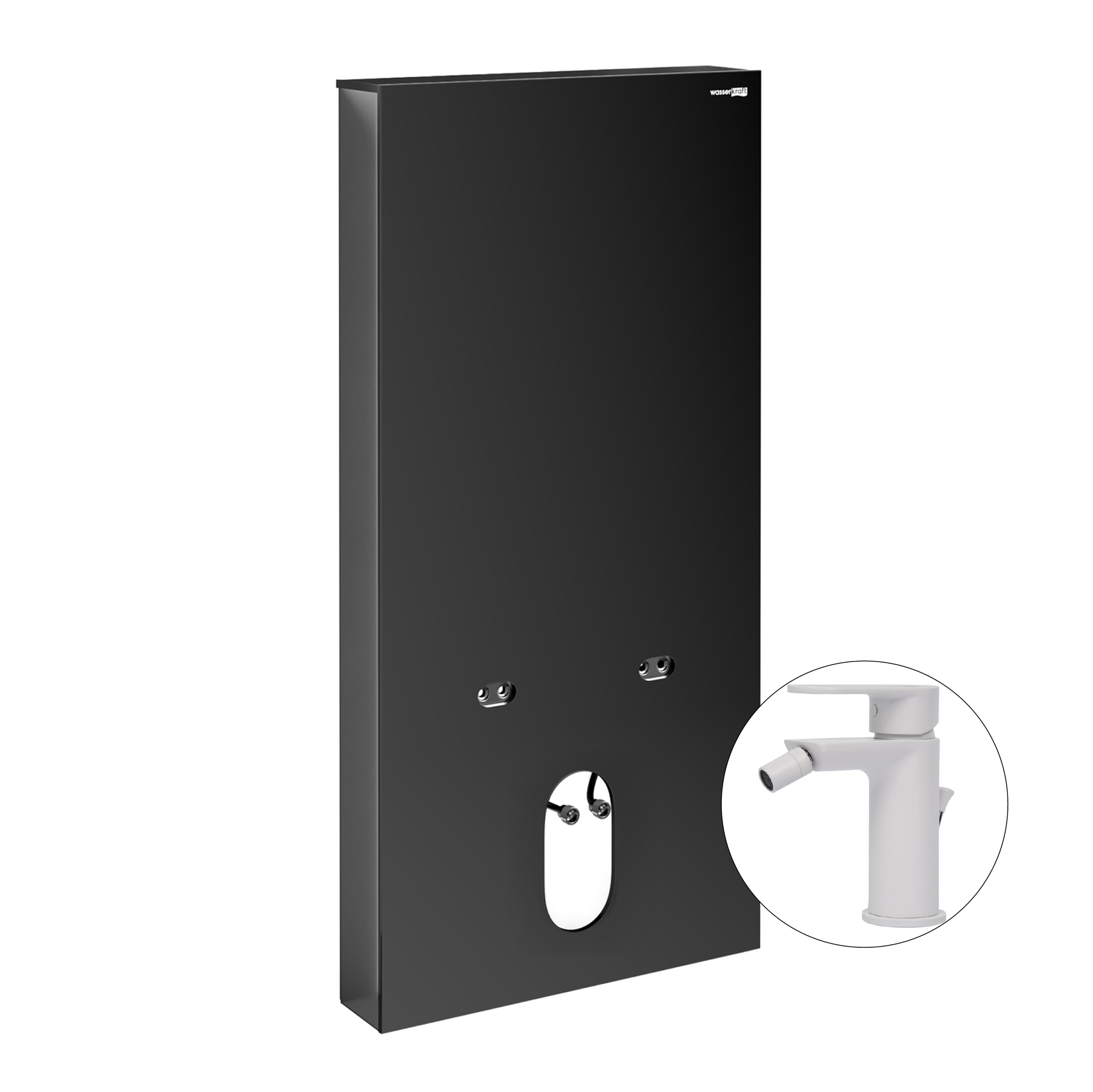 Комплект для биде со смесителем Naab 86BDT.050.BL.SQ8506