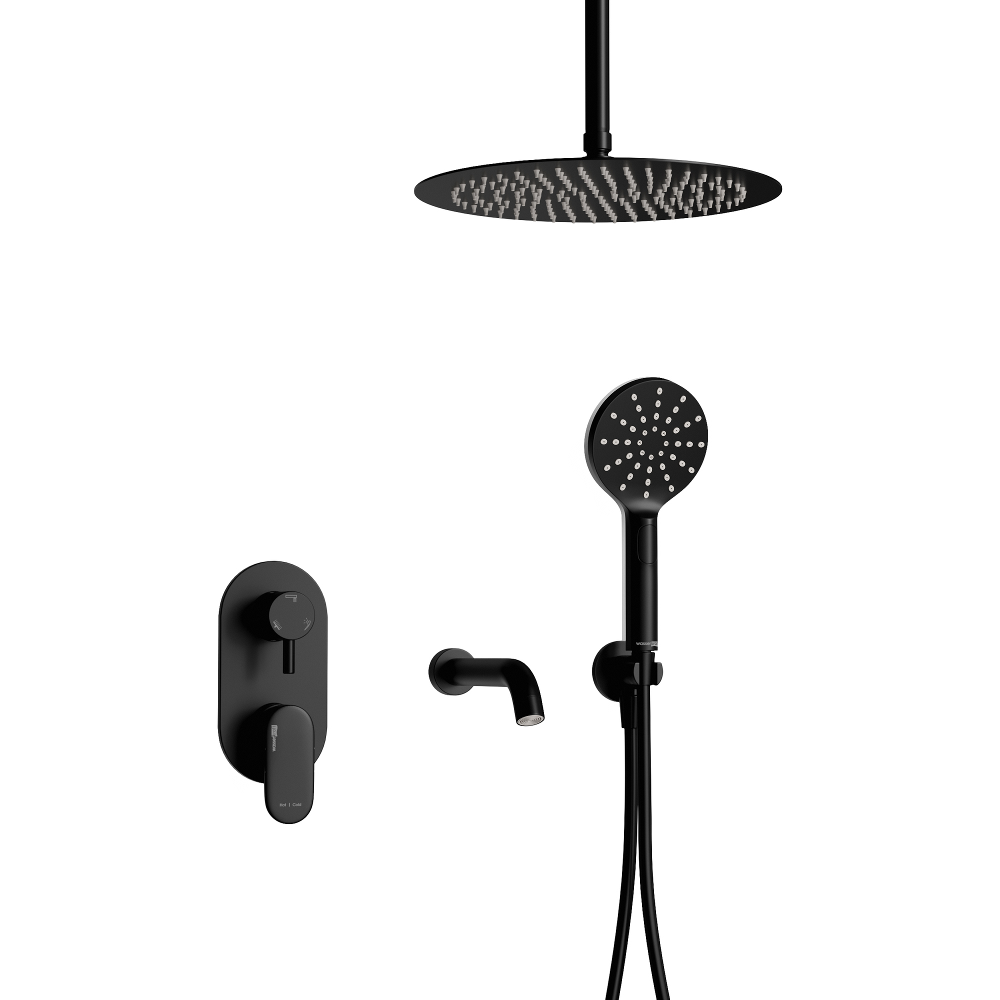 Встраиваемый комплект для душа с верхней насадкой и лейкой A7471.151.160.083.242.339.084