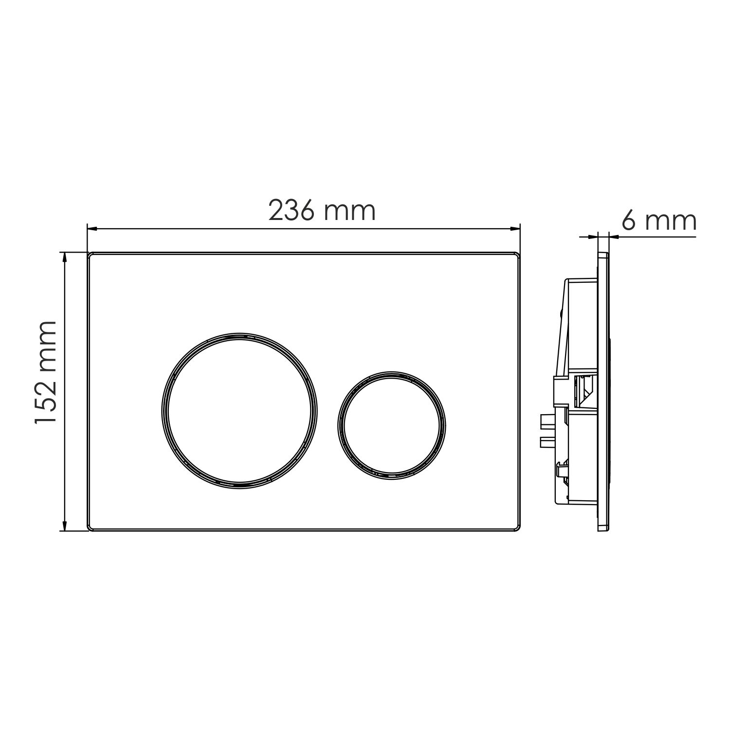 Система инсталляции для унитазов Dinkel 58TLT.010.ME.WM02