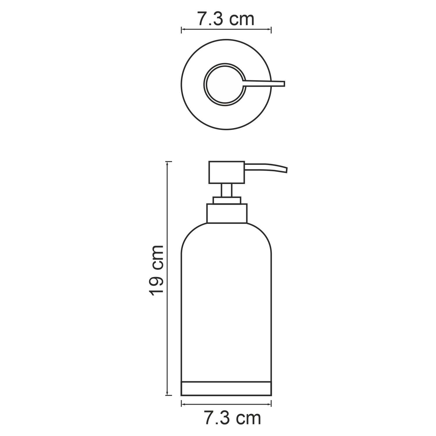 Lopau K-3399 Дозатор для жидкого мыла